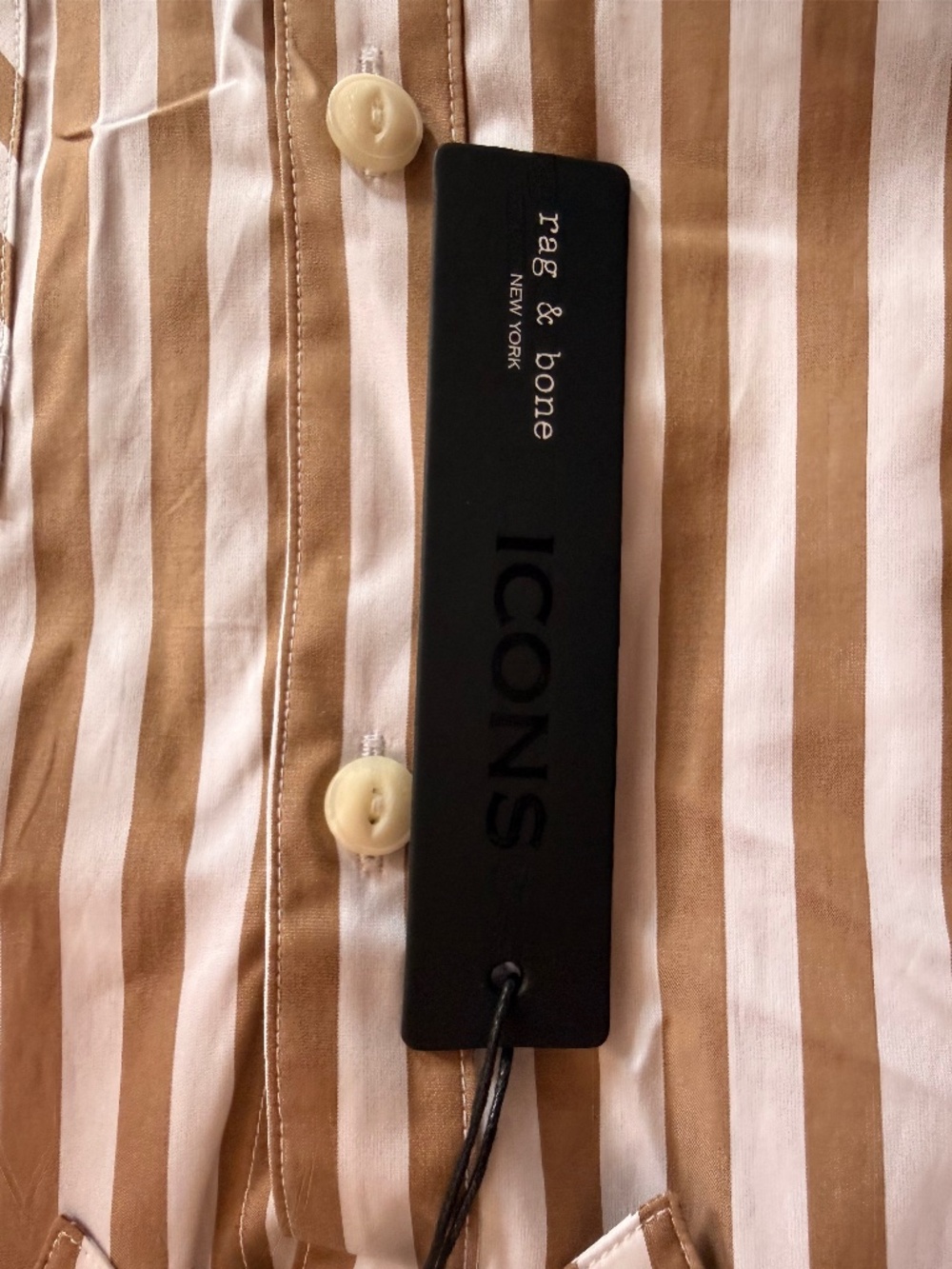 rag & bone Maxine Stripe Cotton Button-Up Shirt - Picture 3 of 4